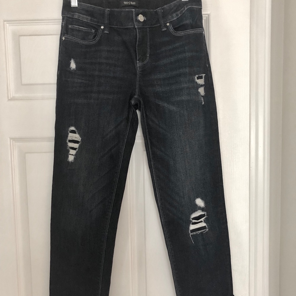 WHBM Straight Crop Jean